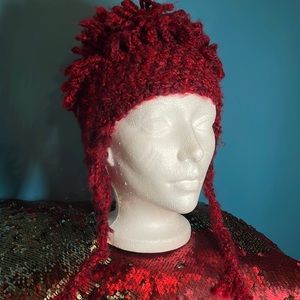 Funky hat burgundy small Ooga